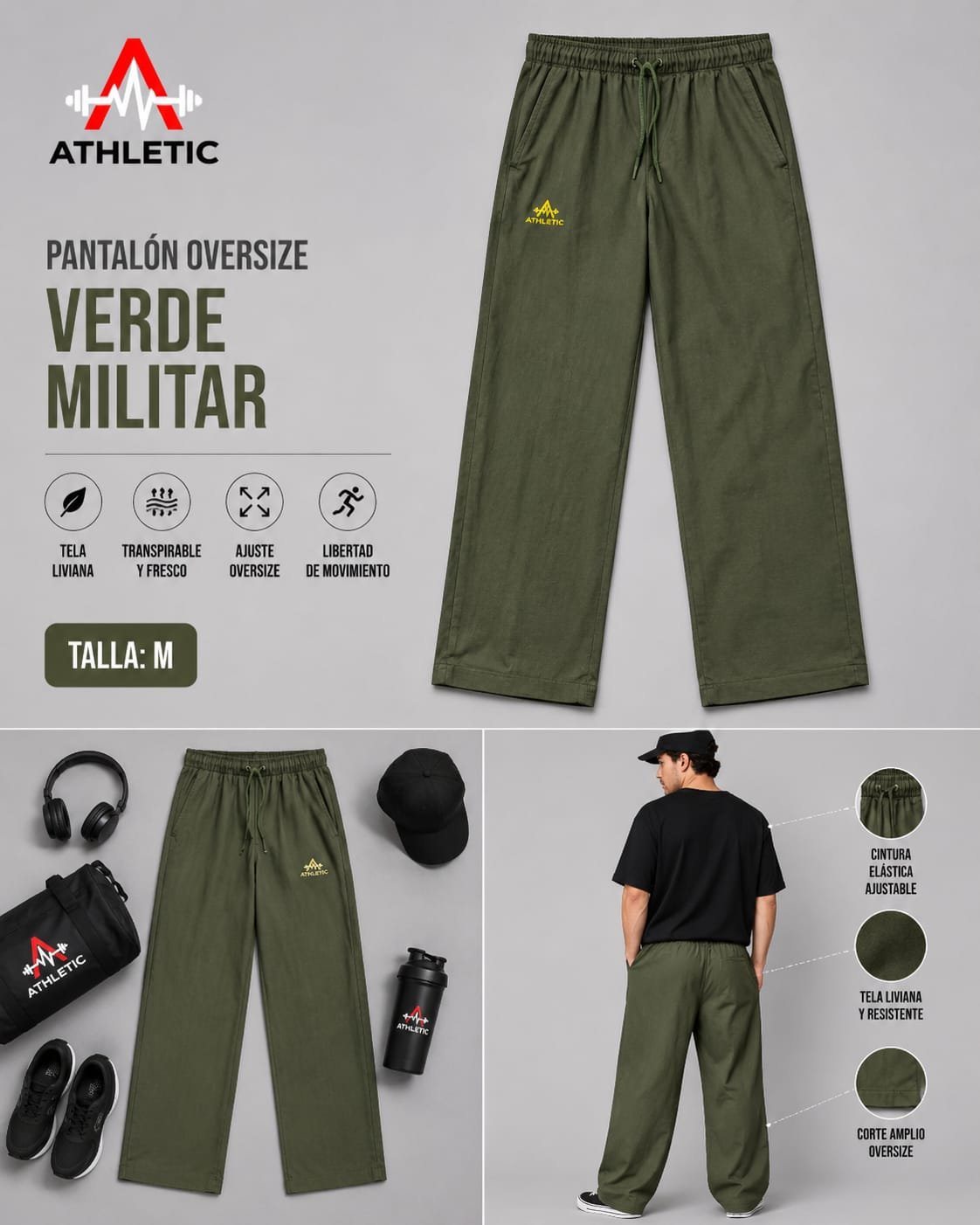 Athletic Urban Oversize Pants