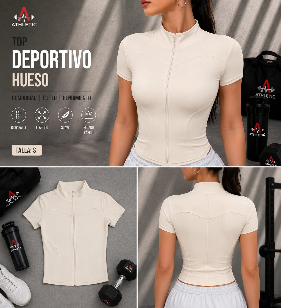Athletic Performance Zip Top