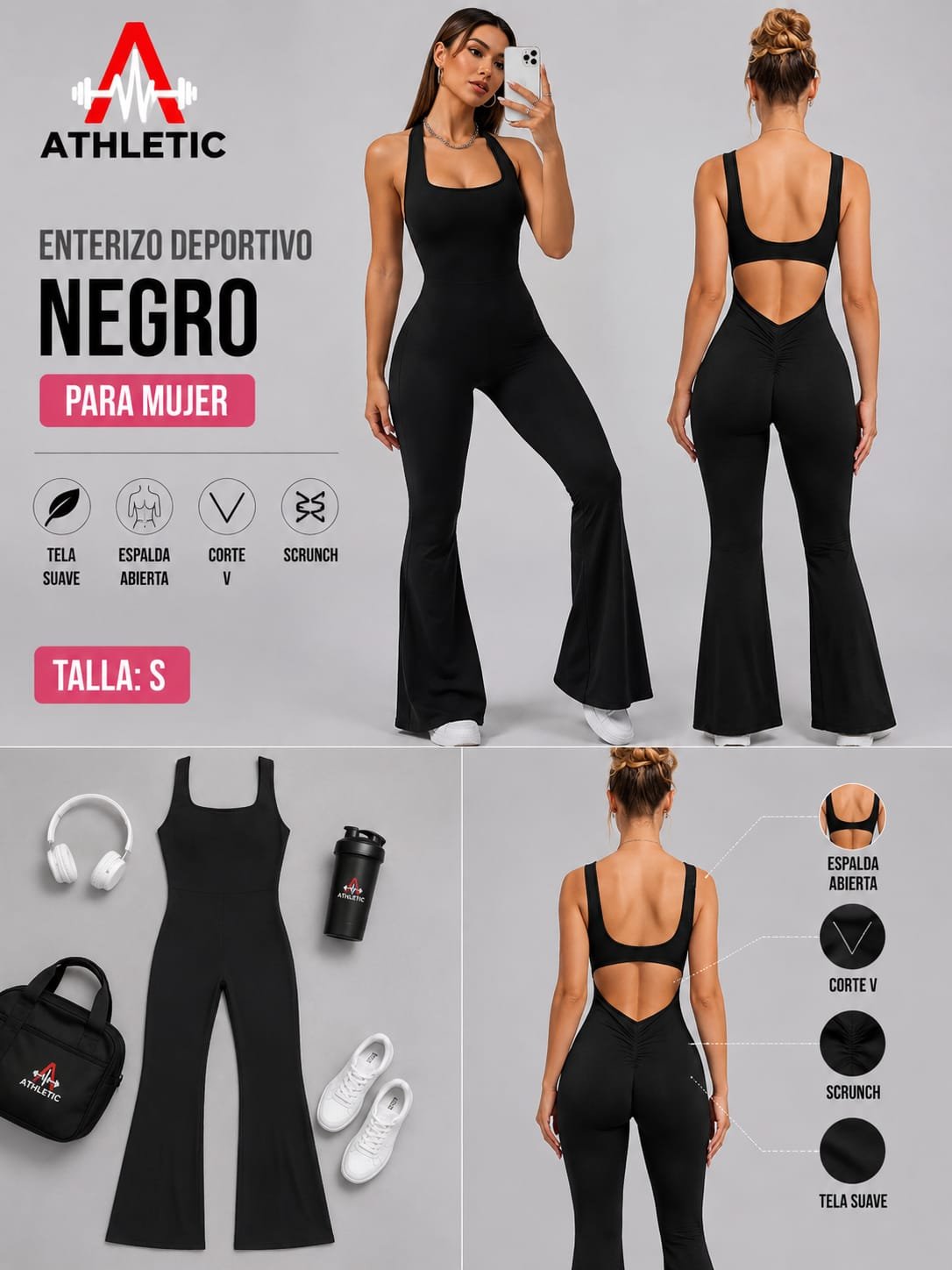 Athletic Enterizo Sculpt