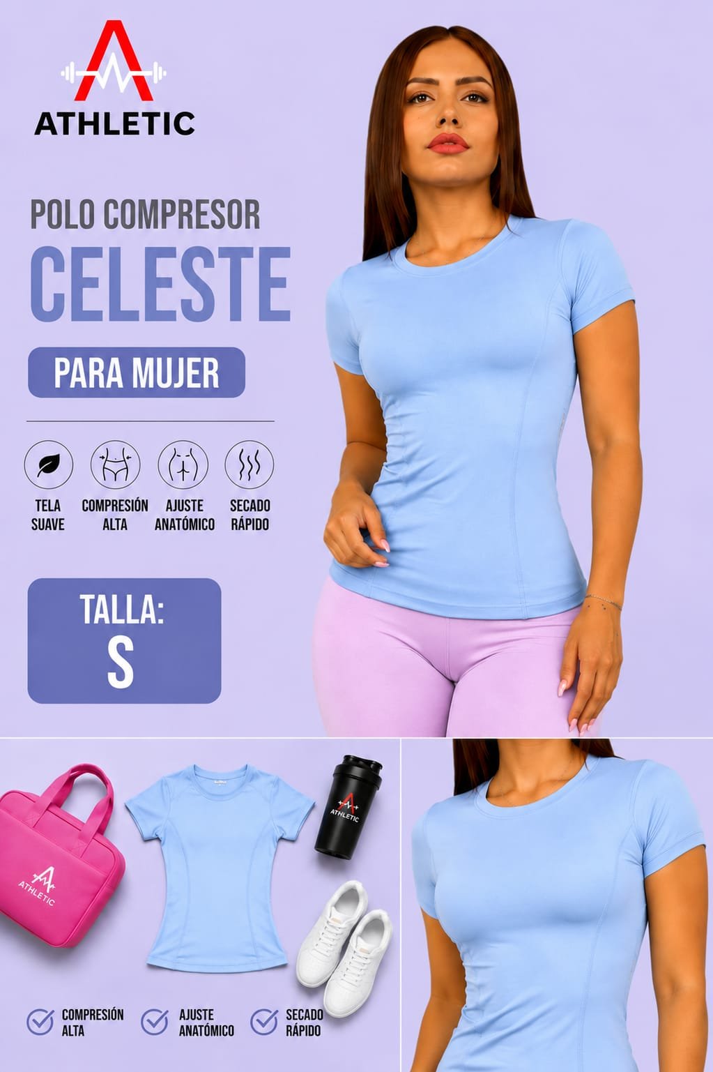 Athletic Polo Compresor