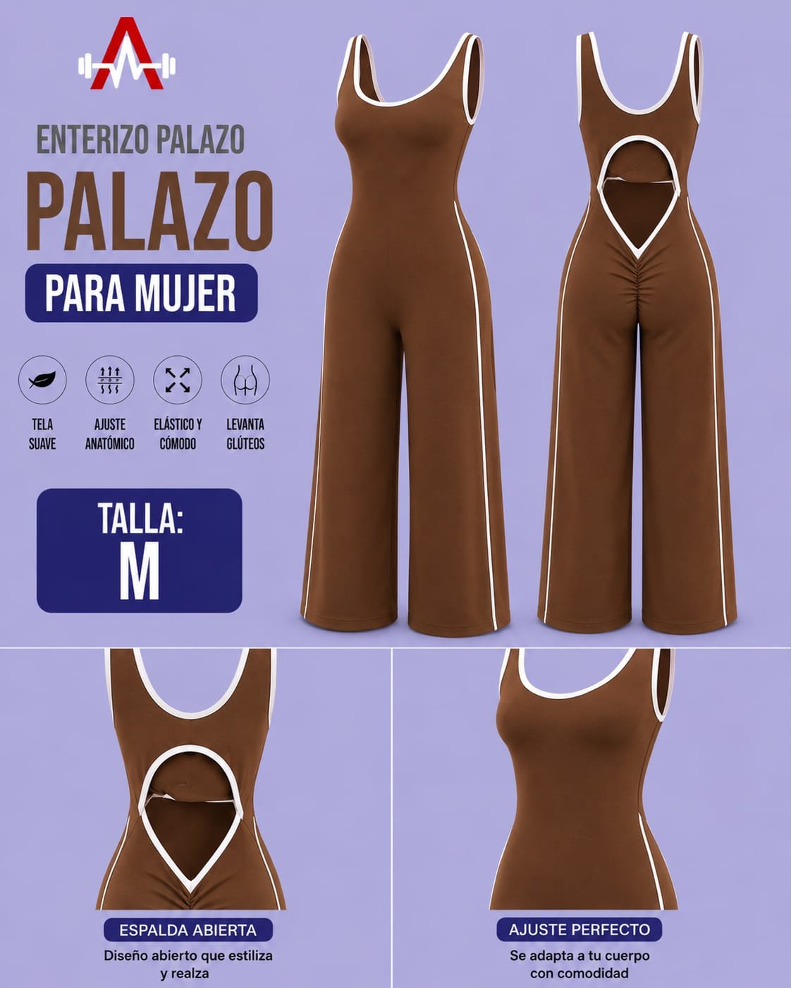 Athletic Enterizo Palazzo